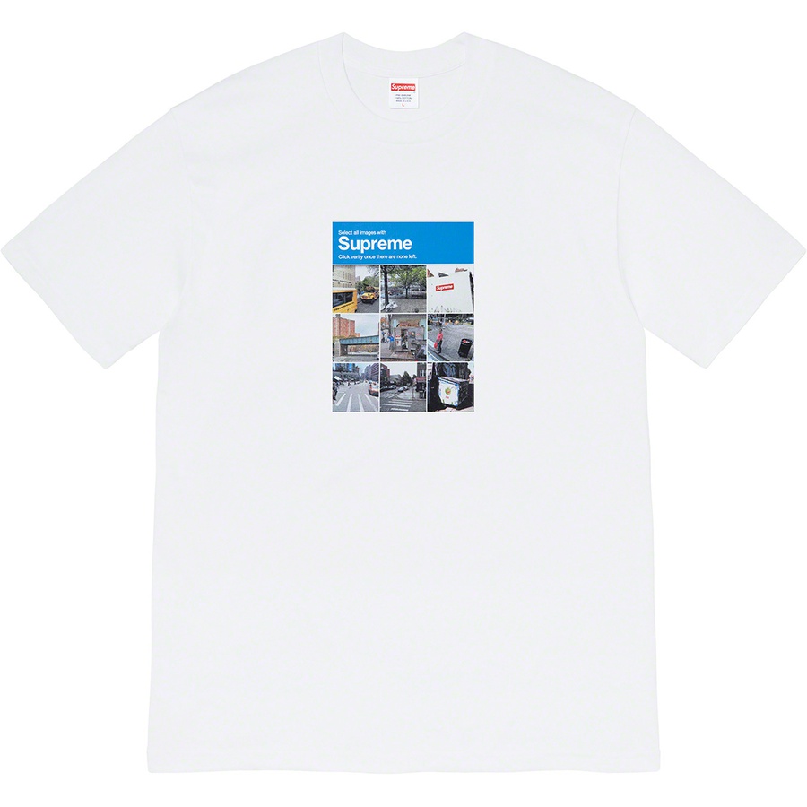 Details on Verify Tee White from fall winter
                                                    2020 (Price is $38)