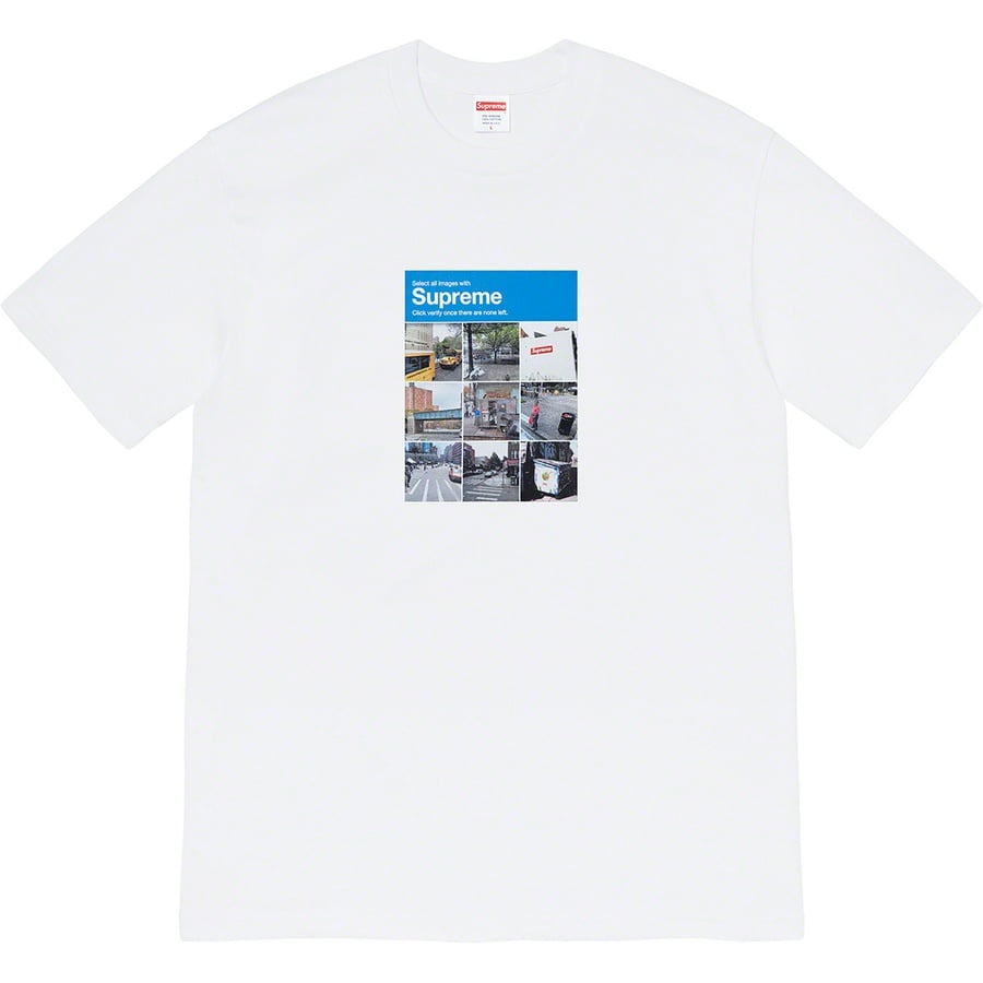 Details on Verify Tee White from fall winter
                                                    2020 (Price is $38)