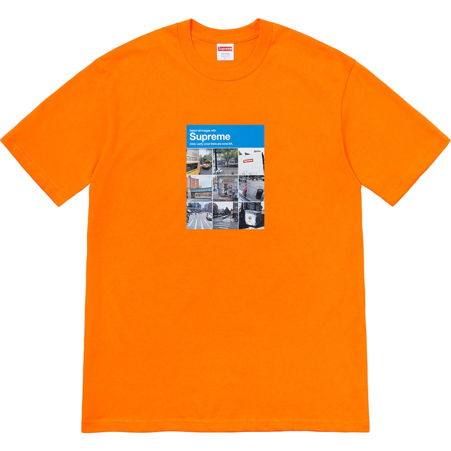 Details on Verify Tee Orange from fall winter
                                                    2020 (Price is $38)