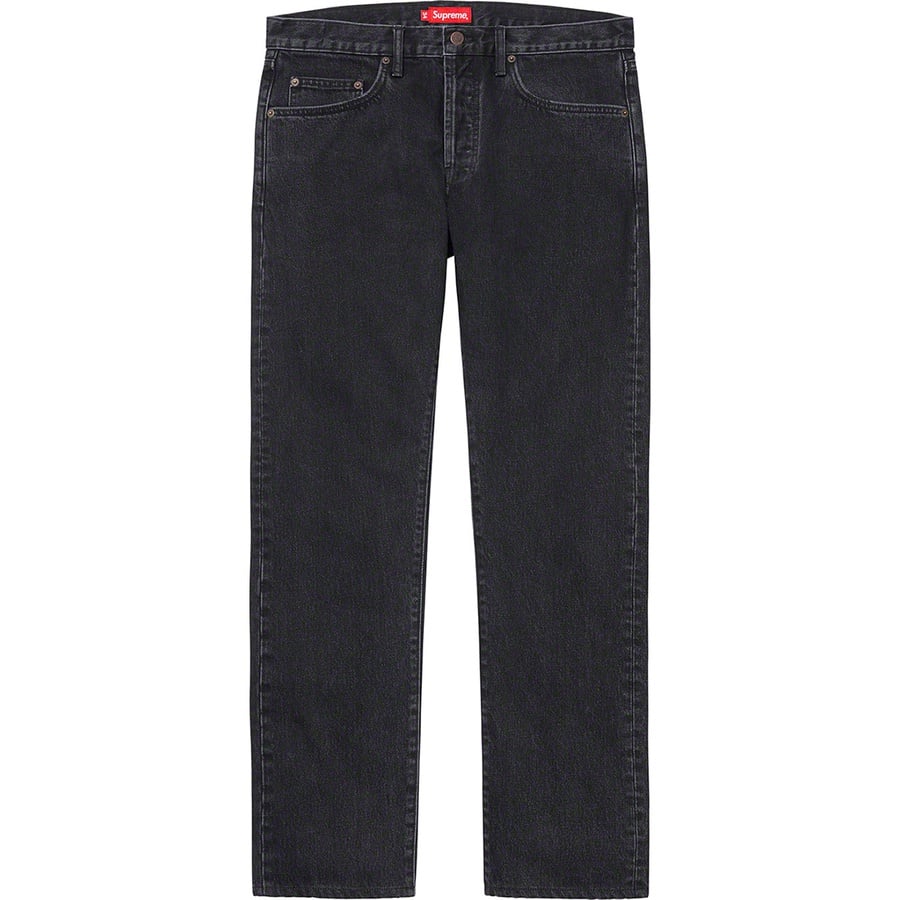 Details on Stone Washed Black Slim Jean Washed Black from fall winter
                                                    2020 (Price is $148)