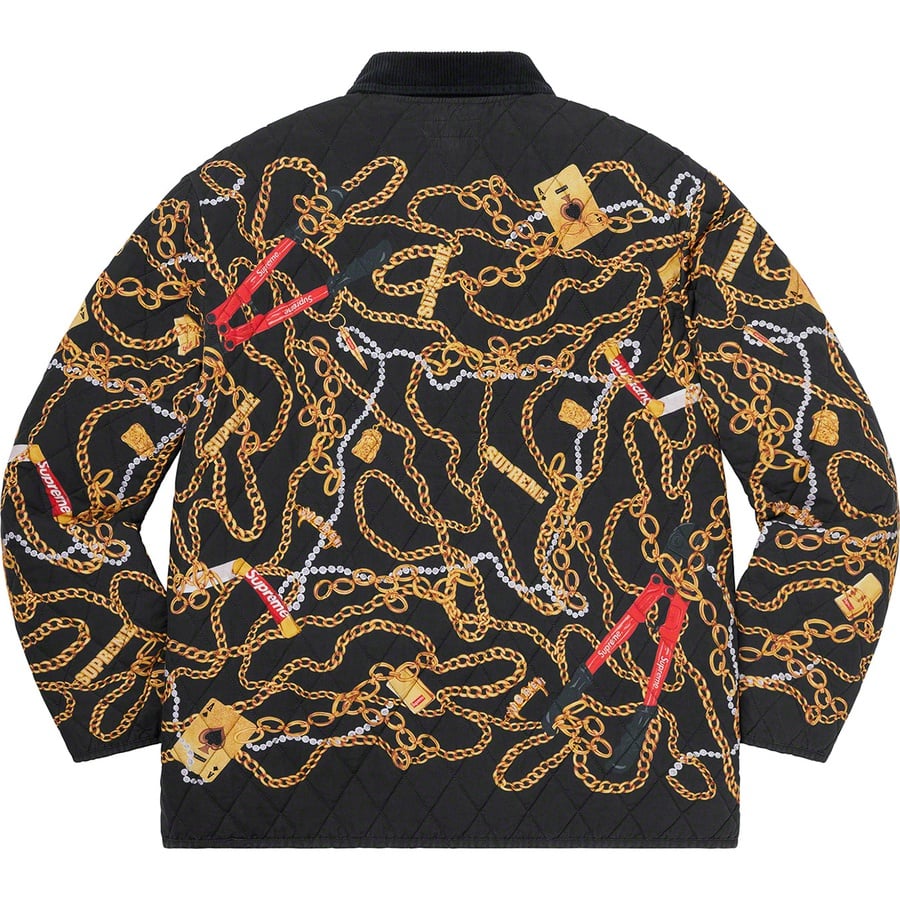 Details on Chains Quilted Jacket Black from fall winter
                                                    2020 (Price is $198)