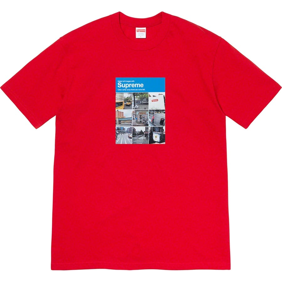 Details on Verify Tee Red from fall winter
                                                    2020 (Price is $38)