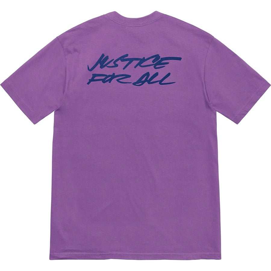 Details on Futura Logo Tee Purple from fall winter
                                                    2020 (Price is $38)