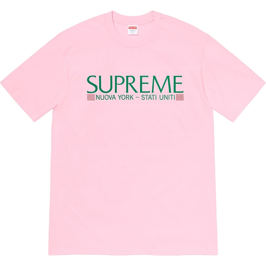 Details on Nuova York Tee Light Pink from fall winter 2020 (Price is $38)