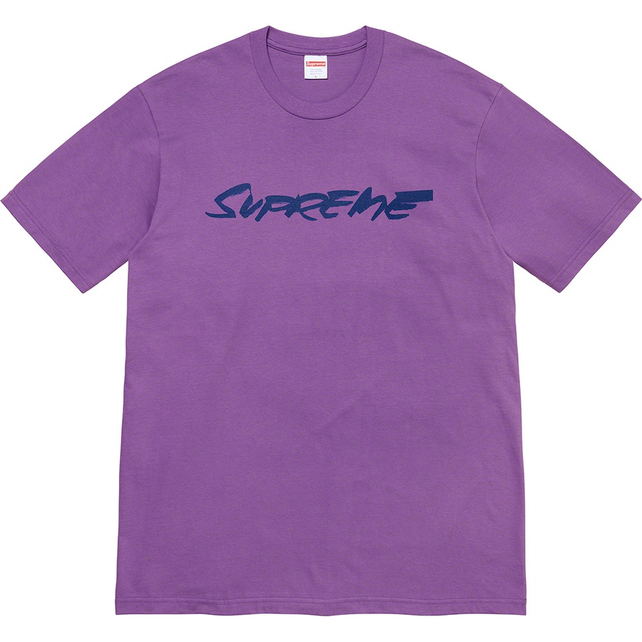 Details on Futura Logo Tee Purple from fall winter
                                                    2020 (Price is $38)