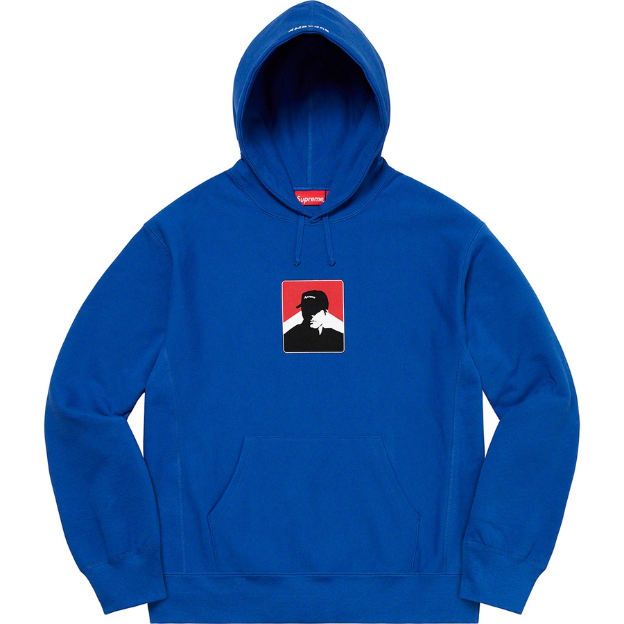Details on Portrait Hooded Sweatshirt Royal from fall winter
                                                    2020 (Price is $158)
