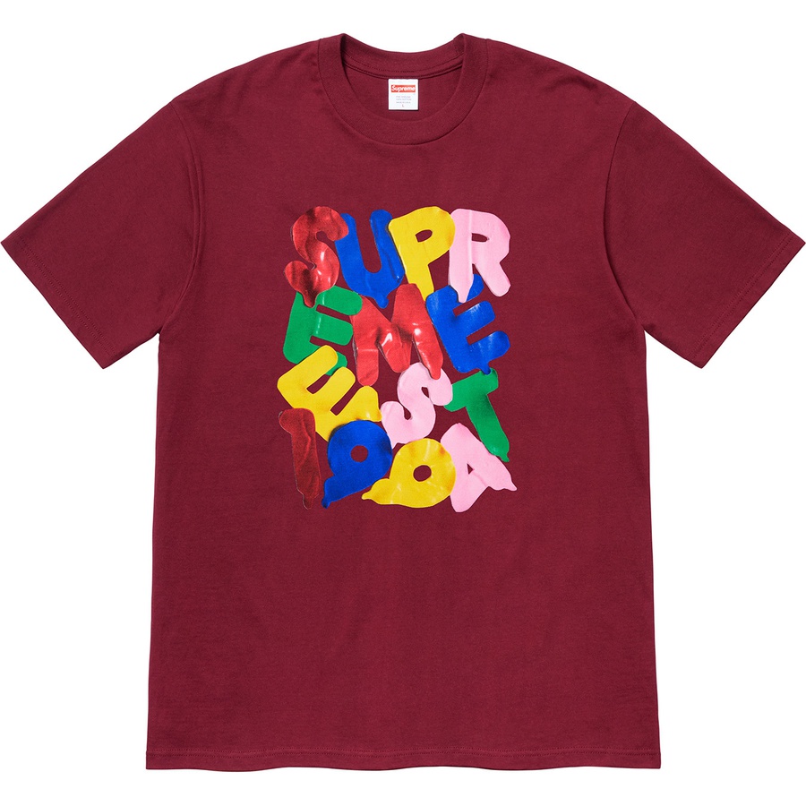 Details on Balloons Tee Cardinal from fall winter
                                                    2020 (Price is $38)