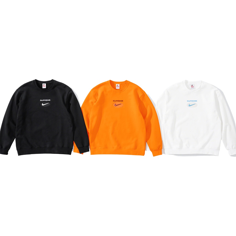 Details on Supreme Nike Jewel Crewneck from fall winter
                                            2020 (Price is $138)