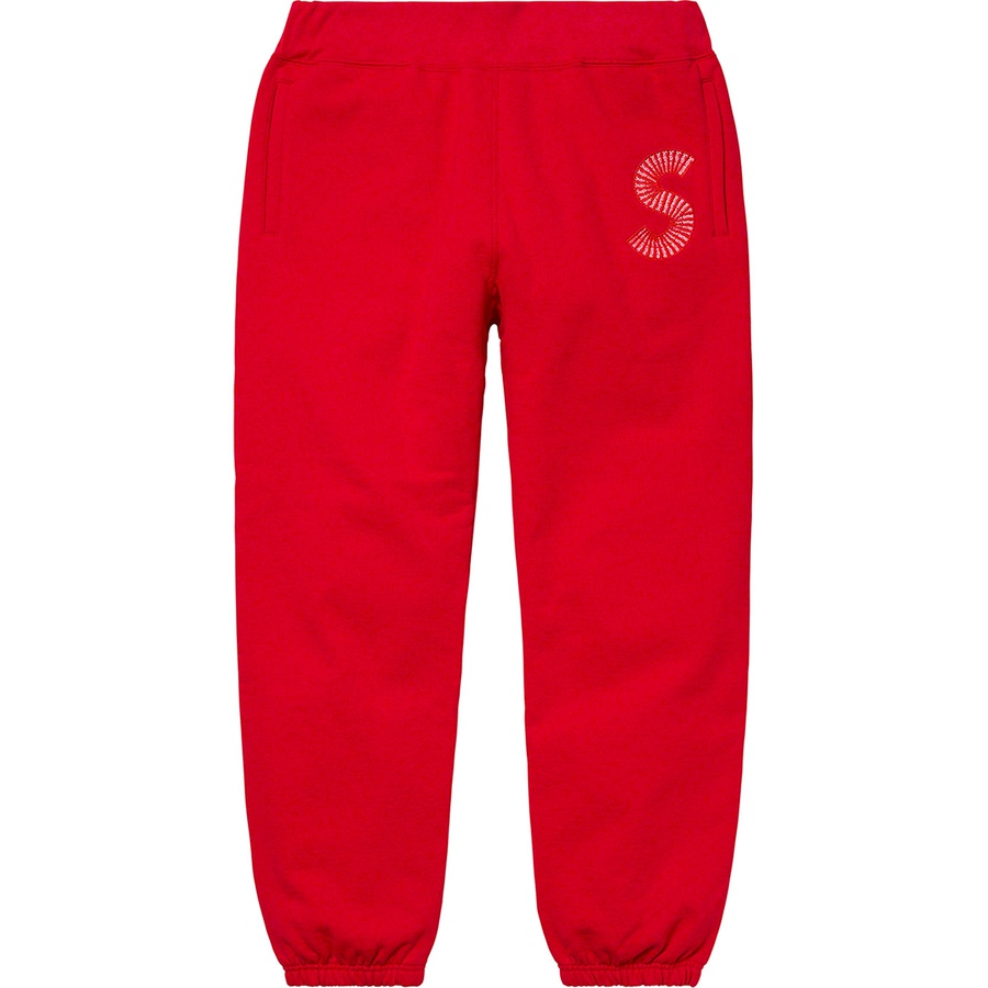 Details on S Logo Sweatpant Red from fall winter
                                                    2020 (Price is $158)