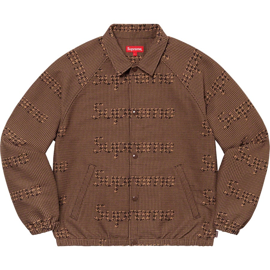 Supreme Houndstooth Logo Jacket M