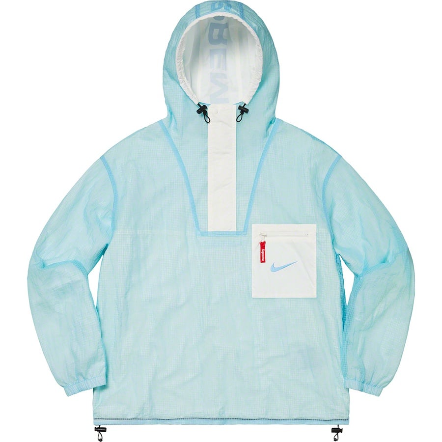 Details on Supreme Nike Jewel Reversible Ripstop Anorak Light Blue from fall winter
                                                    2020 (Price is $188)