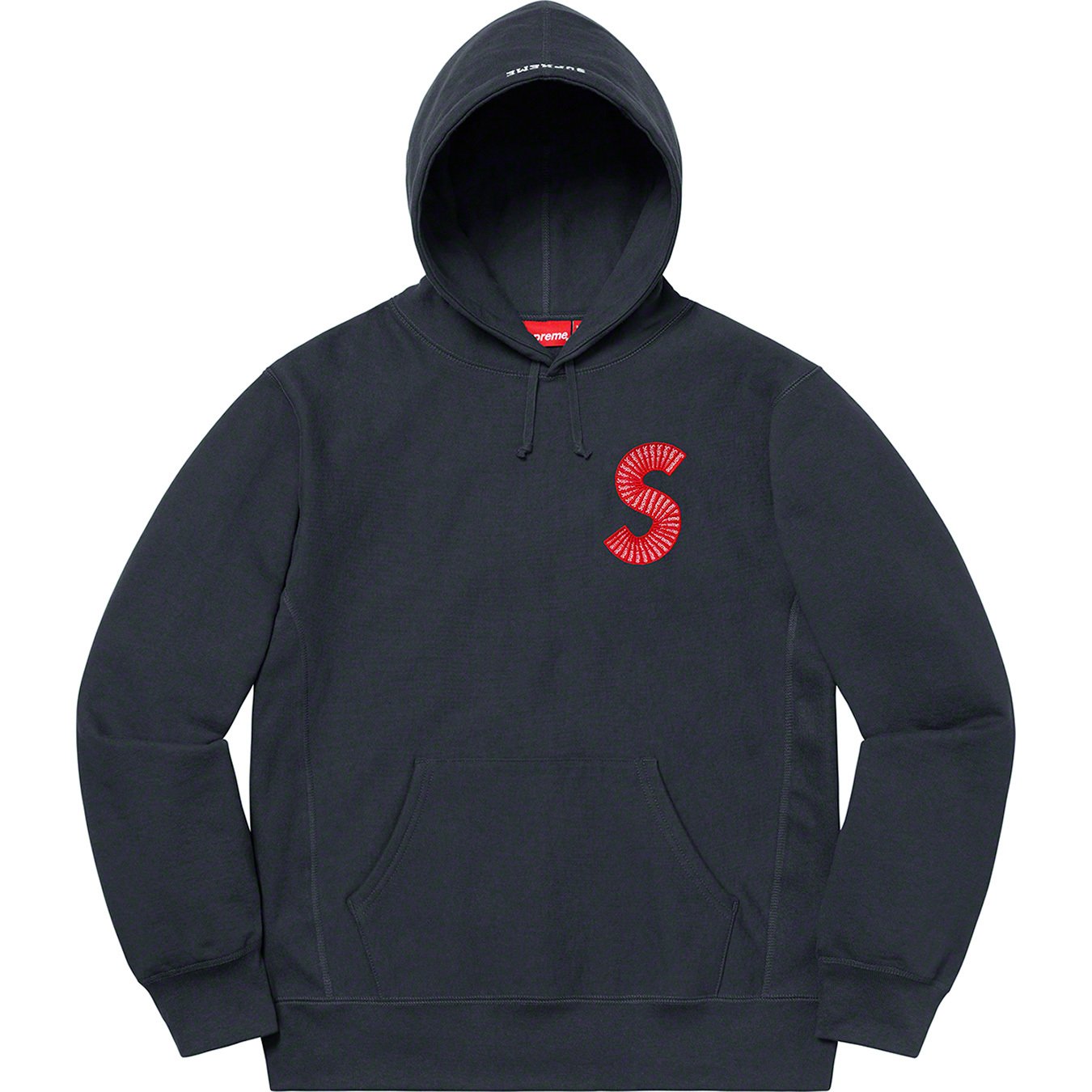 logo hooded sweatshirt