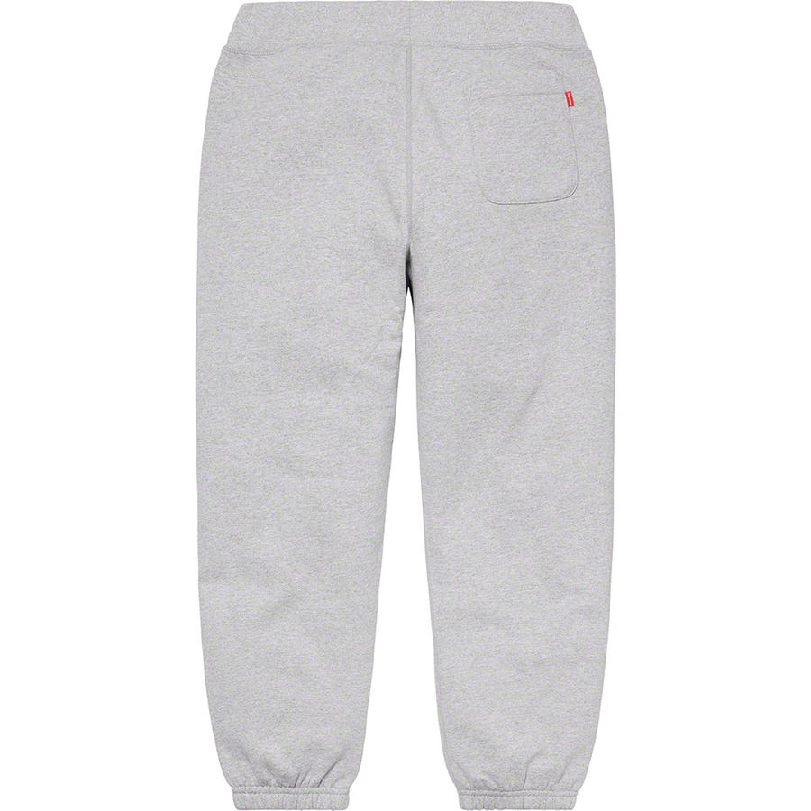 Details on S Logo Sweatpant Heather Grey from fall winter
                                                    2020 (Price is $158)