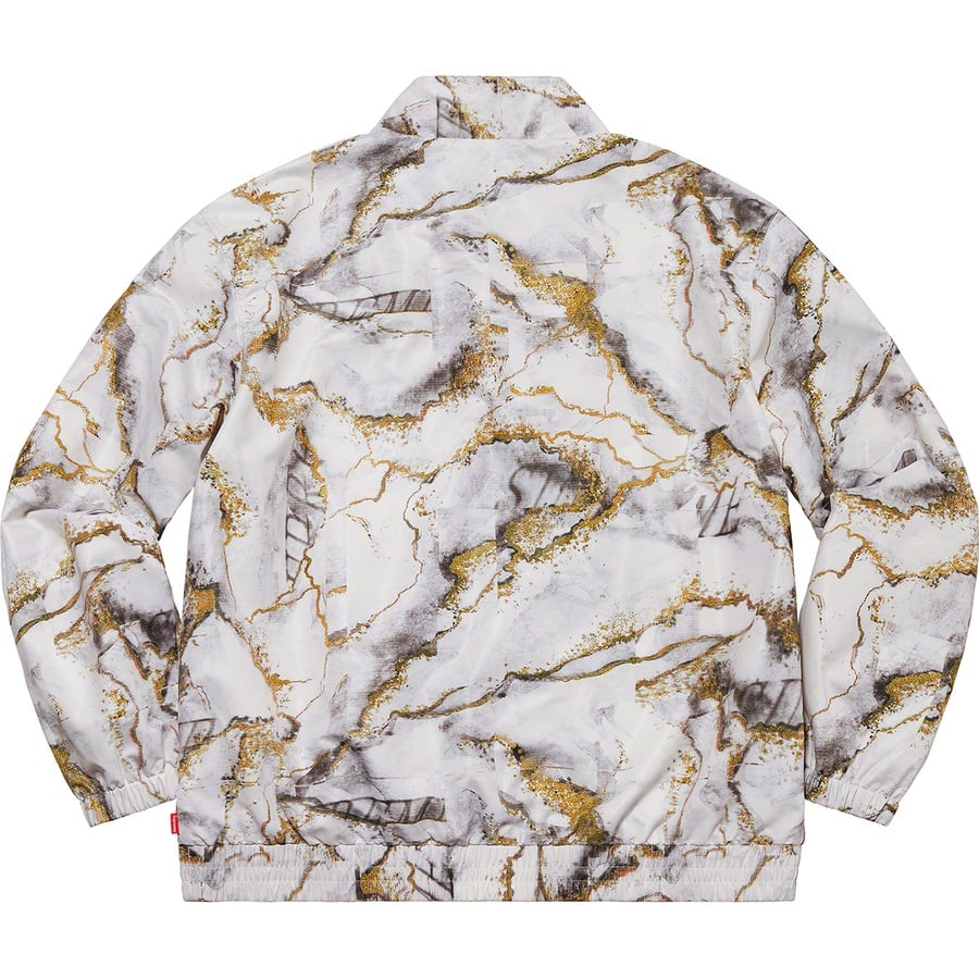 Details on Marble Track Jacket White from fall winter
                                                    2020 (Price is $158)