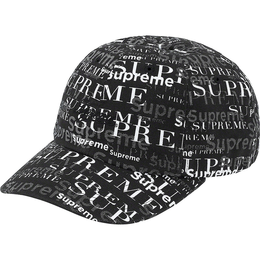 Details on Logo Pattern 6-Panel Black from fall winter
                                                    2020 (Price is $48)