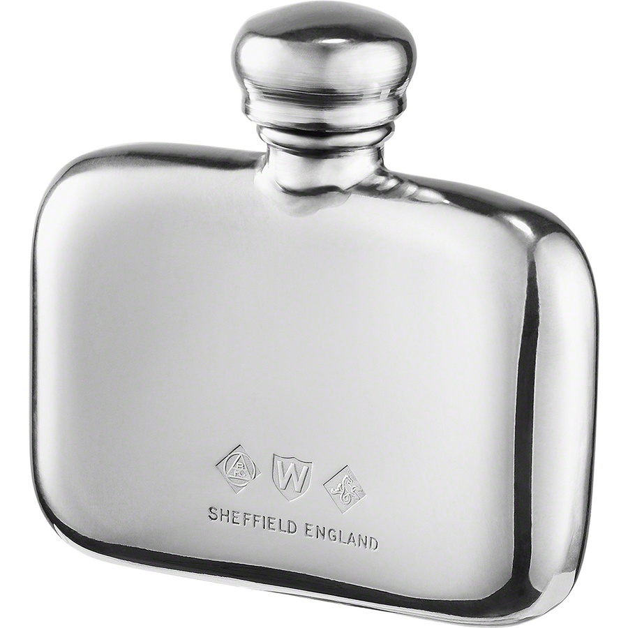 Details on Pewter Mini Flask Silver from fall winter 2020 (Price is $68)