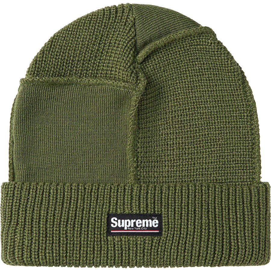 Details on Paneled Seam Beanie Olive from fall winter
                                                    2020 (Price is $36)