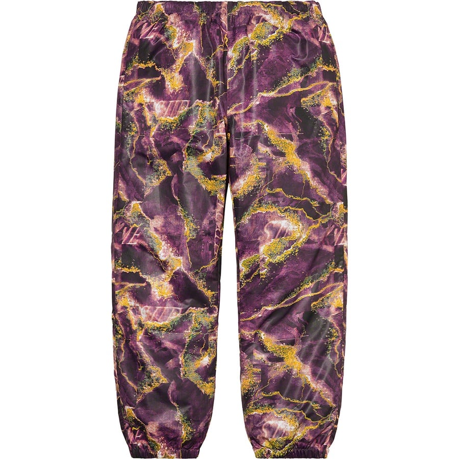 Details on Marble Track Pant Purple from fall winter
                                                    2020 (Price is $128)