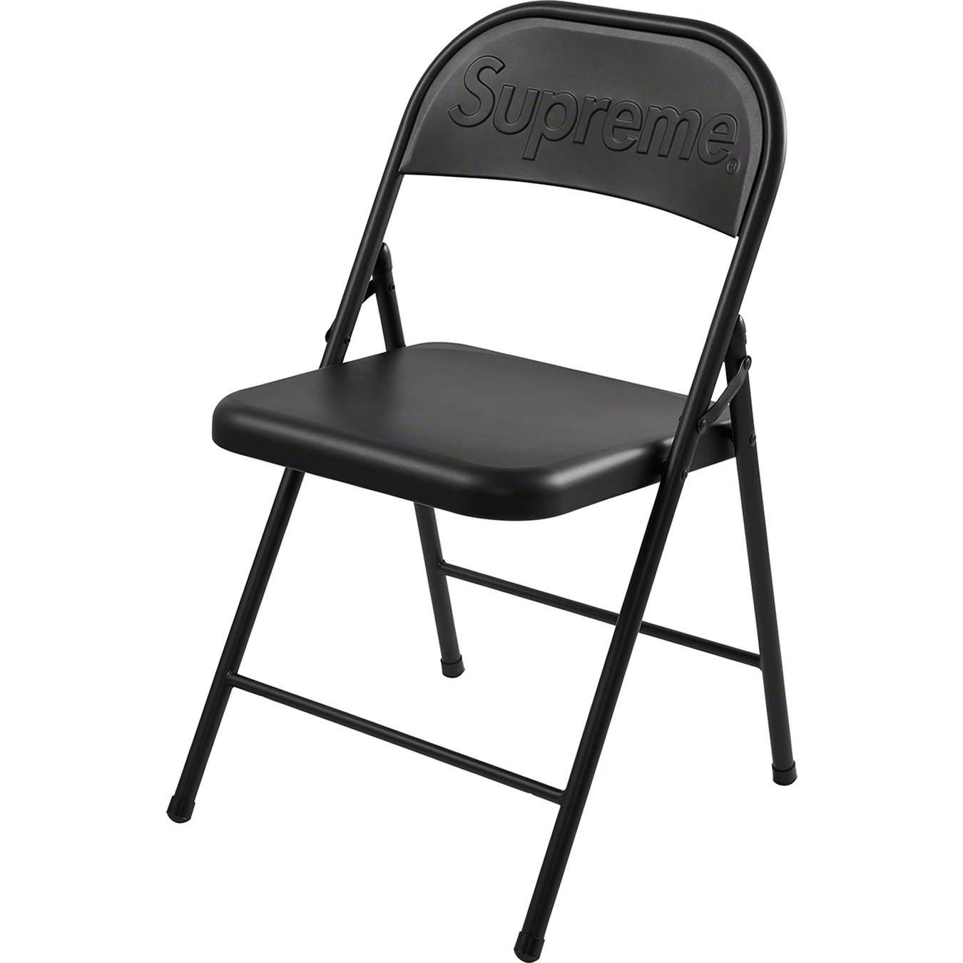 Supreme Metal Folding Chair Black