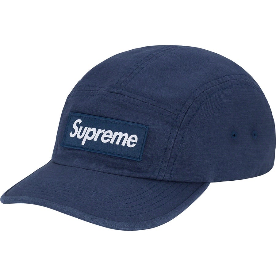 Details on Military Camp Cap Navy from fall winter
                                                    2020 (Price is $48)