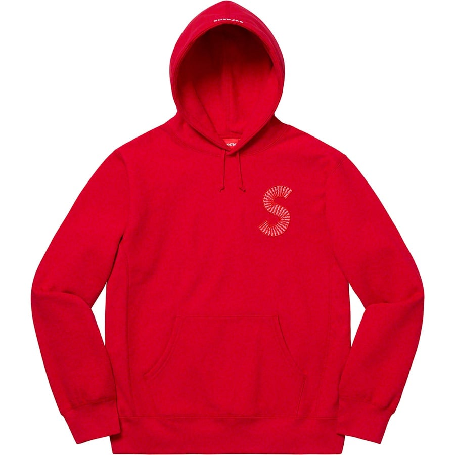 Details on S Logo Hooded Sweatshirt Red from fall winter
                                                    2020 (Price is $168)