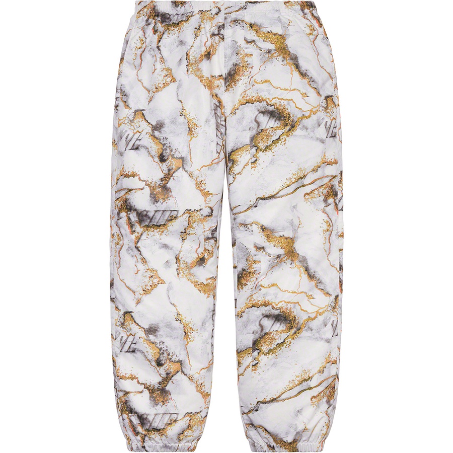 Details on Marble Track Pant White from fall winter
                                                    2020 (Price is $128)