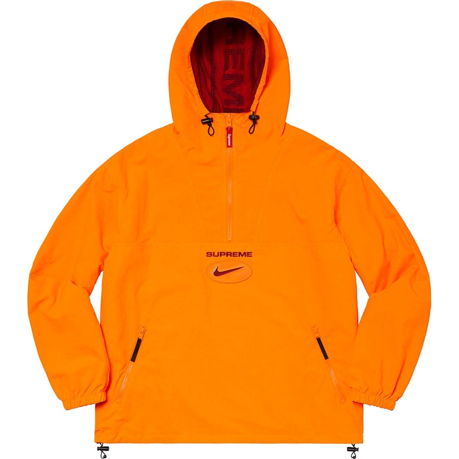 Details on Supreme Nike Jewel Reversible Ripstop Anorak Orange from fall winter
                                                    2020 (Price is $188)