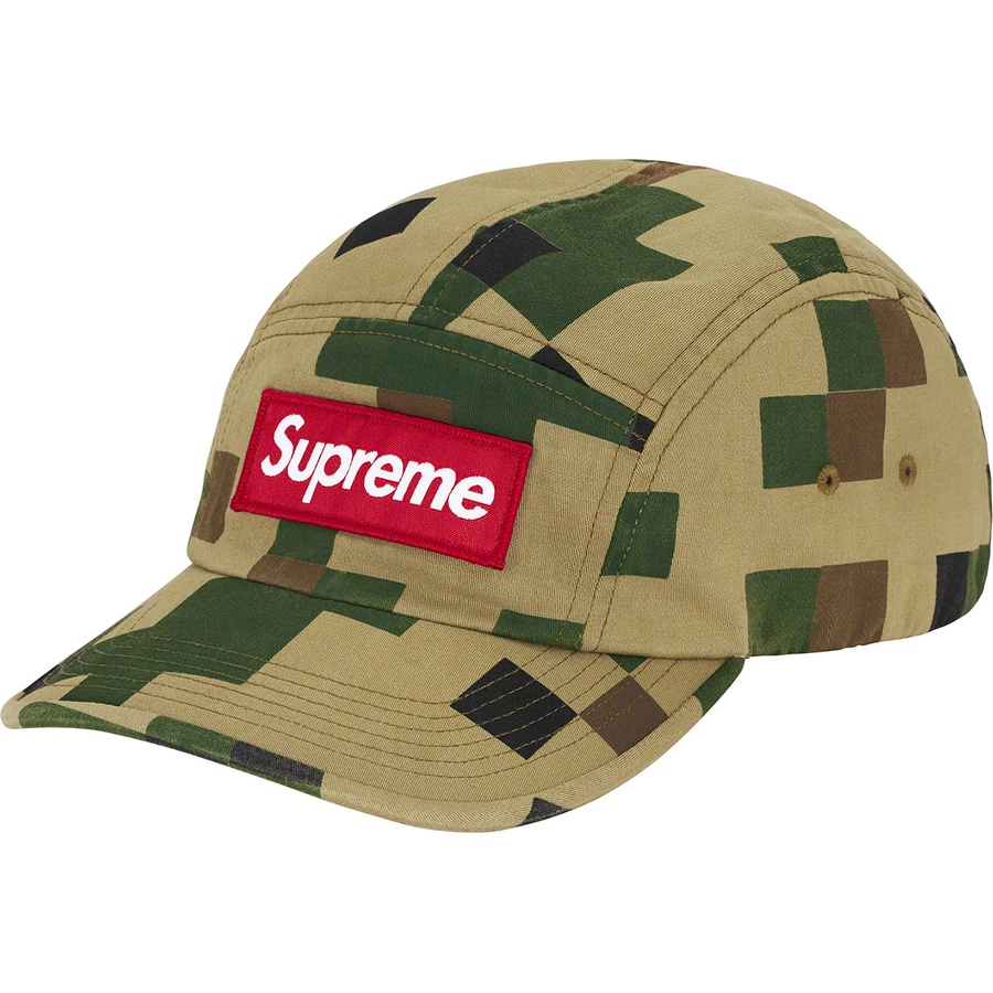 Details on Military Camp Cap Olive Digi Camo from fall winter 2020 (Price is $48)