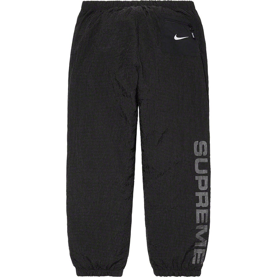 Details on Supreme Nike Jewel Reversible Ripstop Pant Black from fall winter
                                                    2020 (Price is $138)