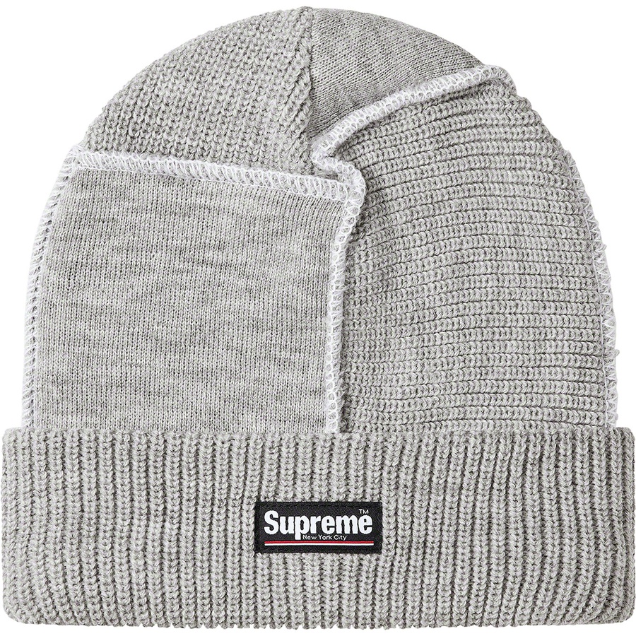 Details on Paneled Seam Beanie Heather Grey from fall winter
                                                    2020 (Price is $36)