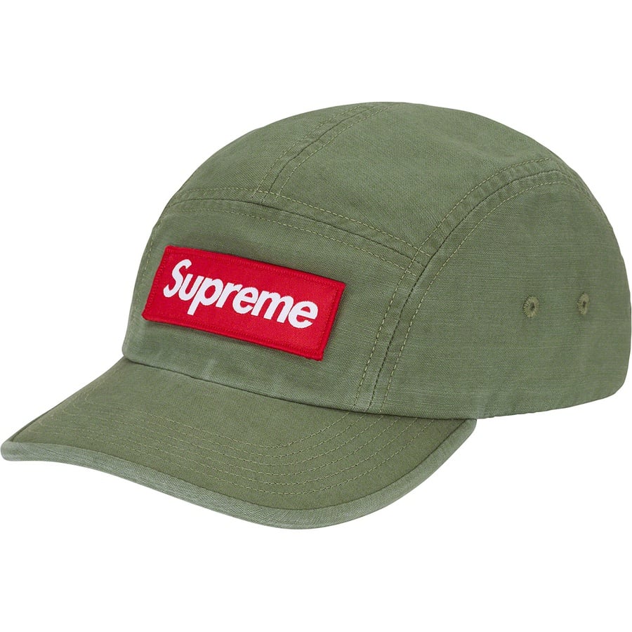 Details on Military Camp Cap Olive from fall winter
                                                    2020 (Price is $48)