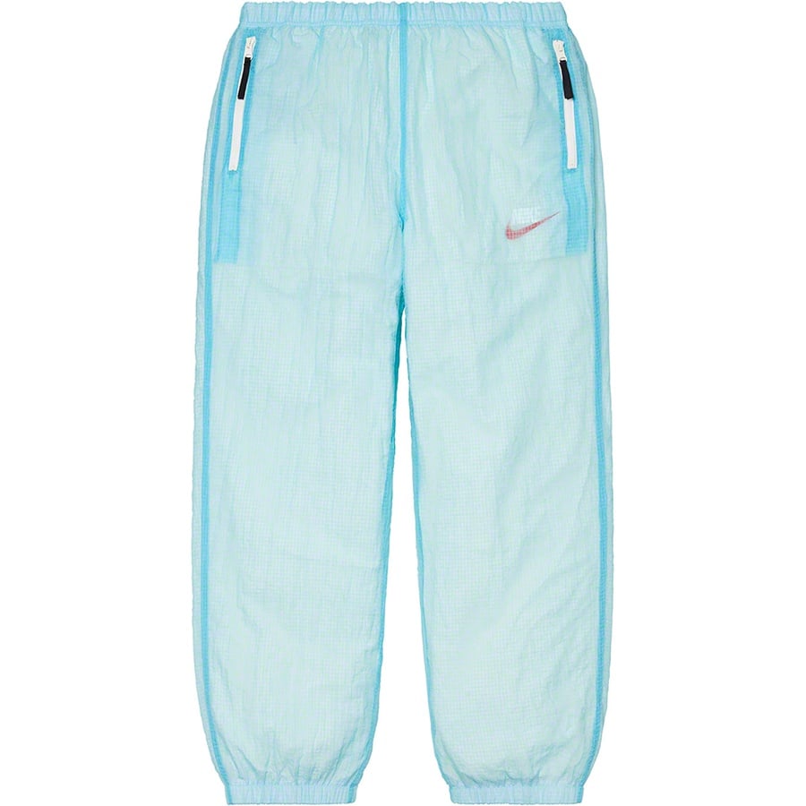 Details on Supreme Nike Jewel Reversible Ripstop Pant Light Blue from fall winter
                                                    2020 (Price is $138)