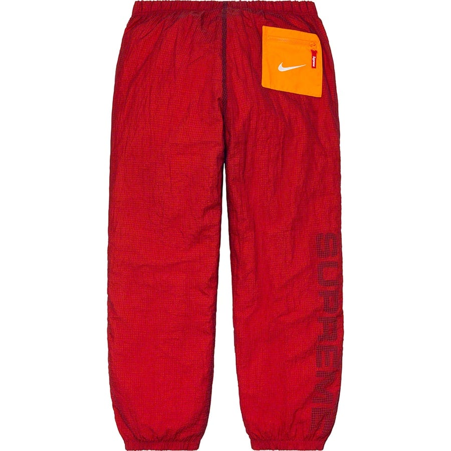 Details on Supreme Nike Jewel Reversible Ripstop Pant Orange from fall winter
                                                    2020 (Price is $138)