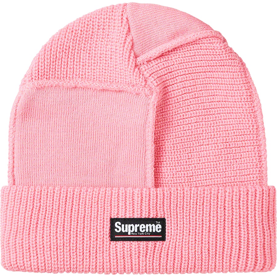 Details on Paneled Seam Beanie Pink from fall winter
                                                    2020 (Price is $36)