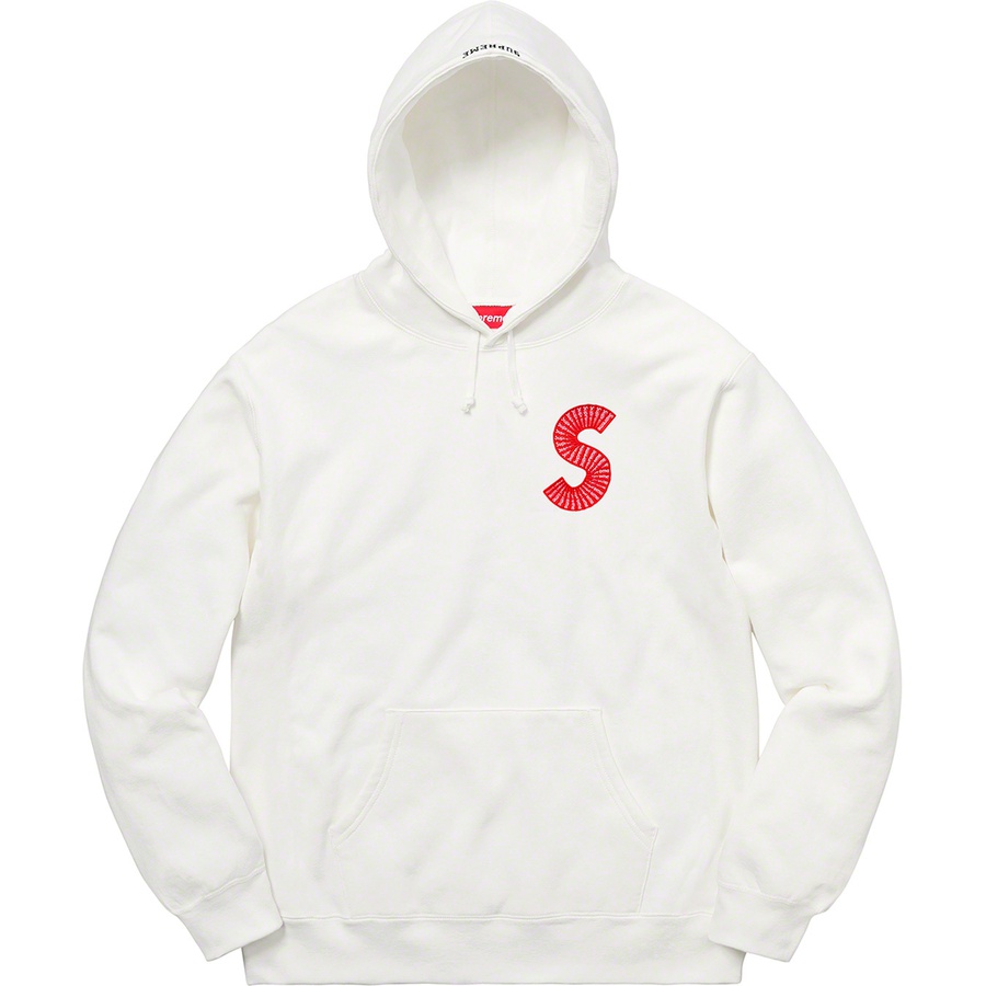 Details on S Logo Hooded Sweatshirt White from fall winter
                                                    2020 (Price is $168)