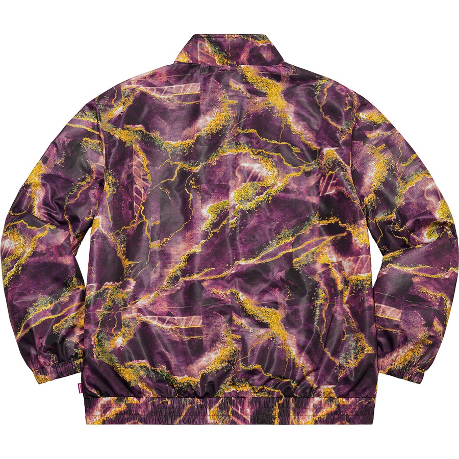 Details on Marble Track Jacket Purple from fall winter 2020 (Price is $158)