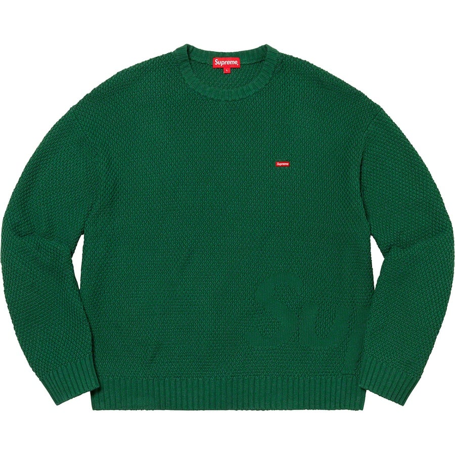 Details on Textured Small Box Sweater Green from fall winter
                                                    2020 (Price is $138)