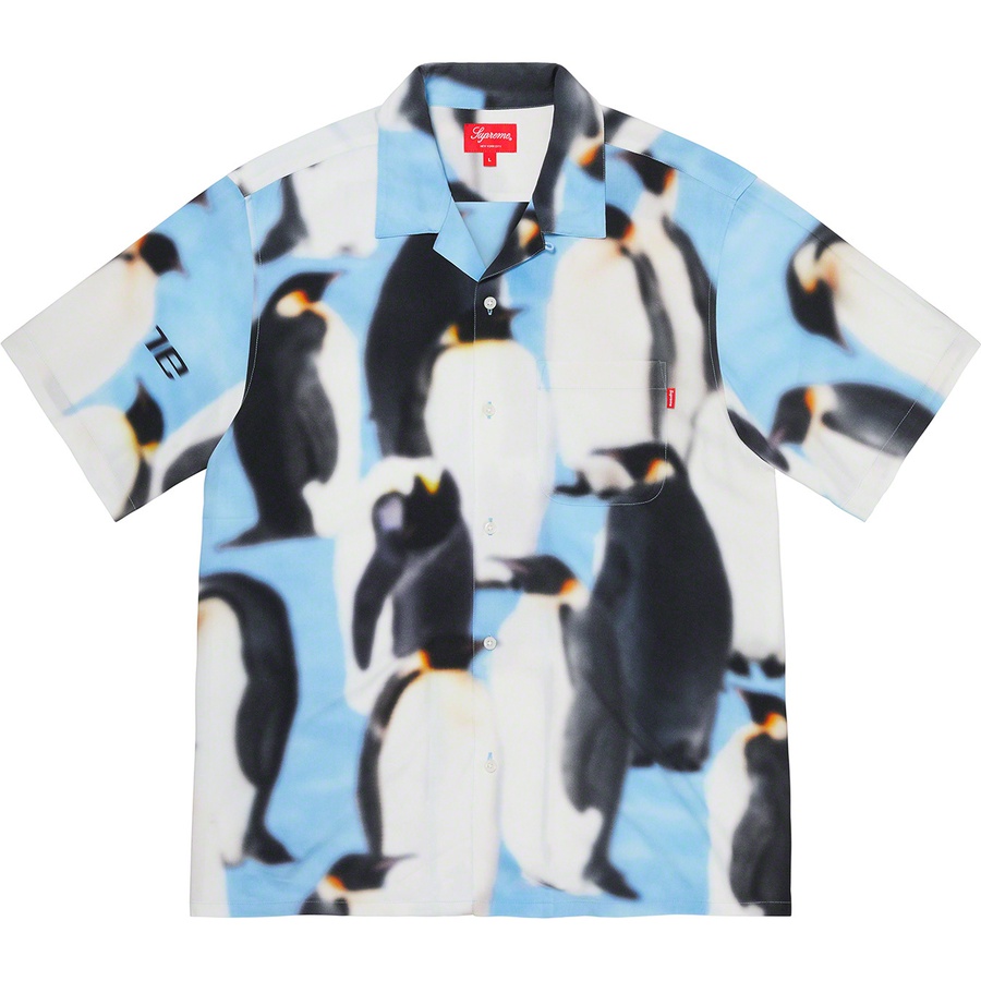 Details on Penguins Rayon S S Shirt Blue from fall winter
                                                    2020 (Price is $138)