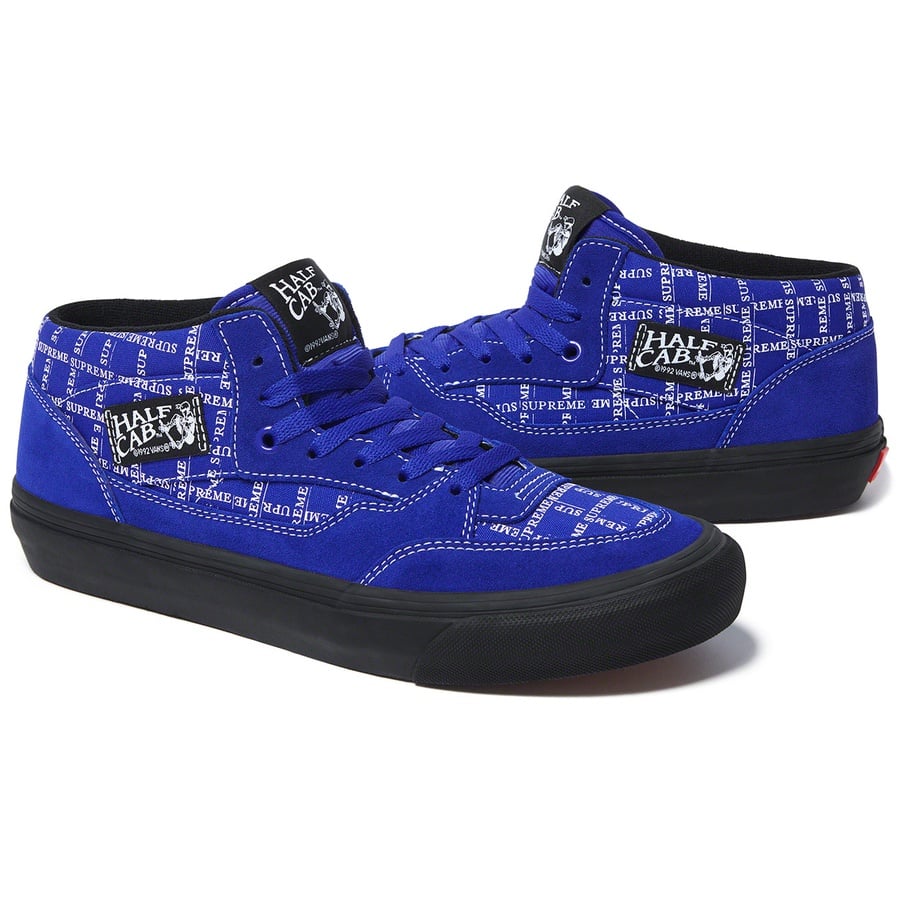 Details on Supreme Vans Half Cab Pro Royal from fall winter
                                                    2020 (Price is $110)