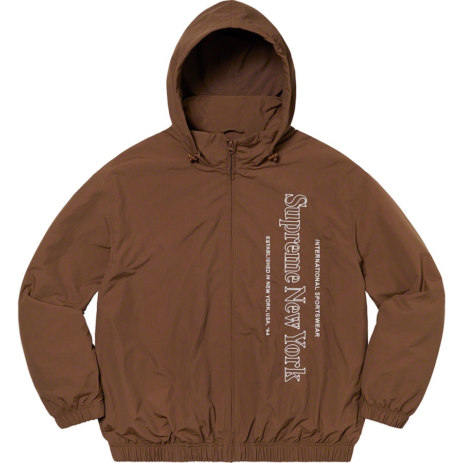 Details on Side Logo Track Jacket Brown from fall winter 2020 (Price is $158)