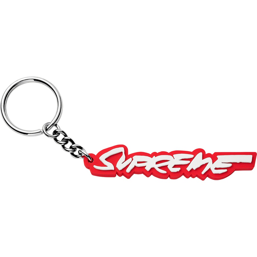 Details on Futura Logo Keychain Red from fall winter 2020 (Price is $14)