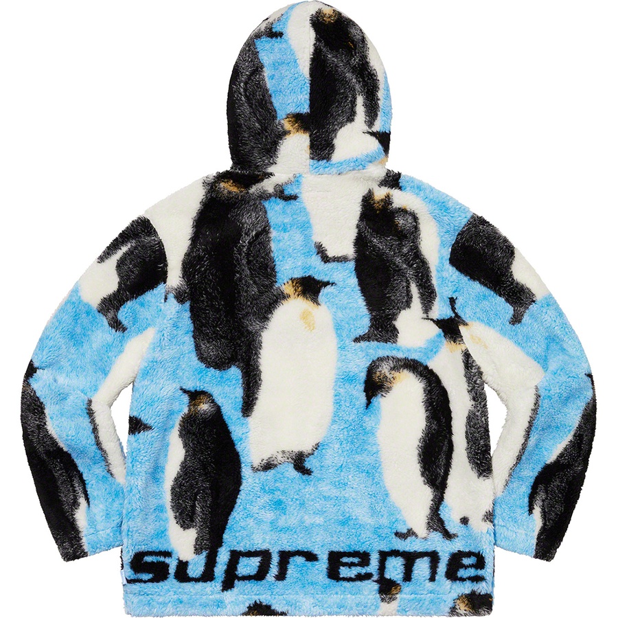 Details on Penguins Hooded Fleece Jacket Blue from fall winter
                                                    2020 (Price is $198)