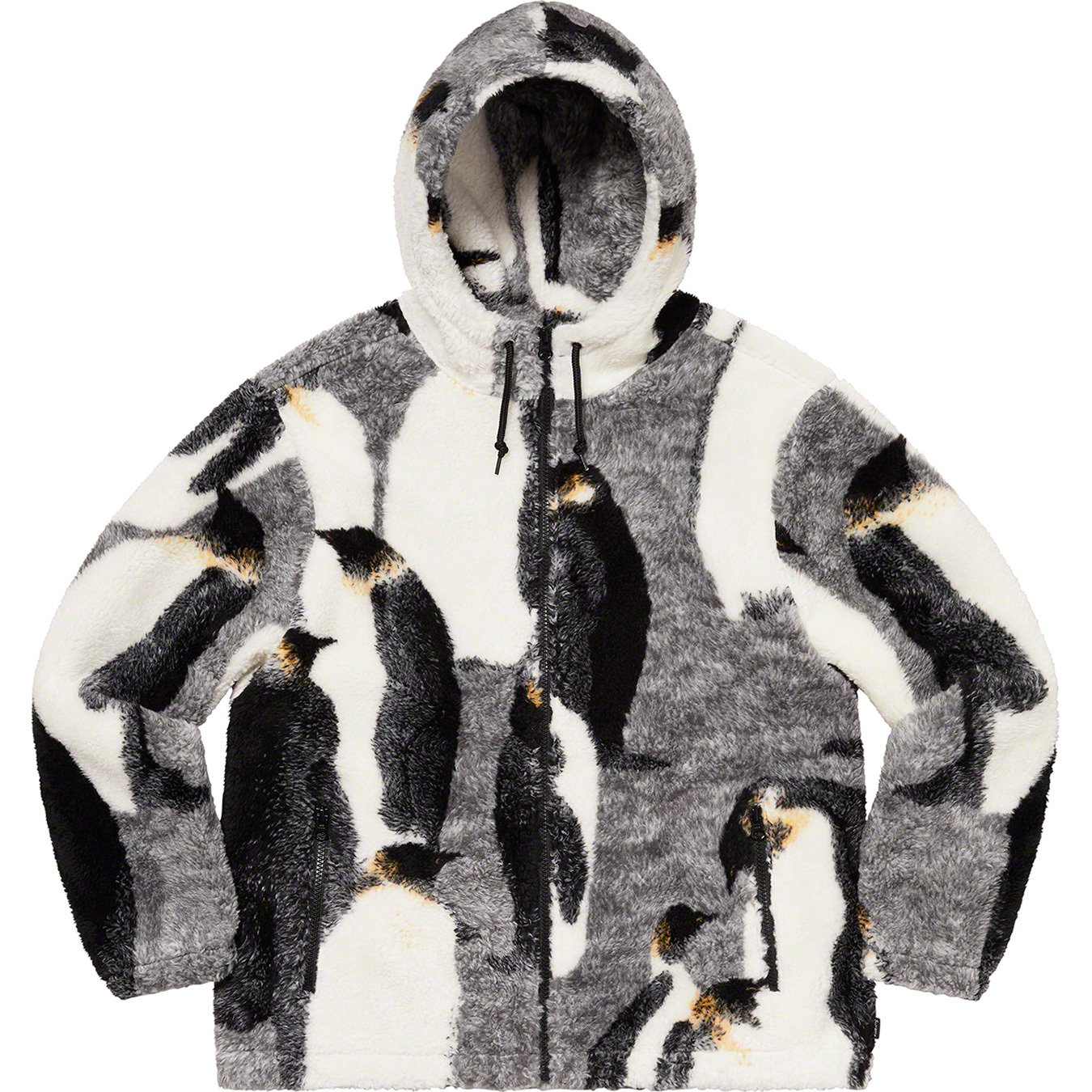 Penguins Hooded Fleece Jacket - Supreme Community