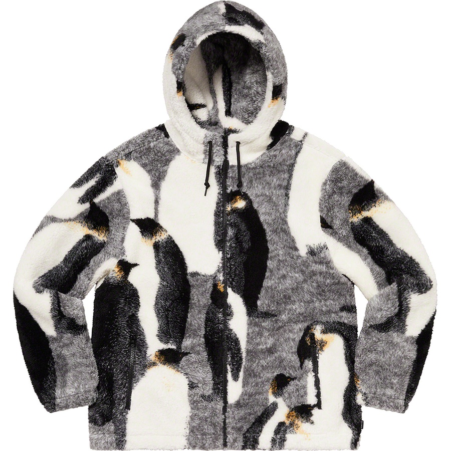 Details on Penguins Hooded Fleece Jacket Black from fall winter
                                                    2020 (Price is $198)