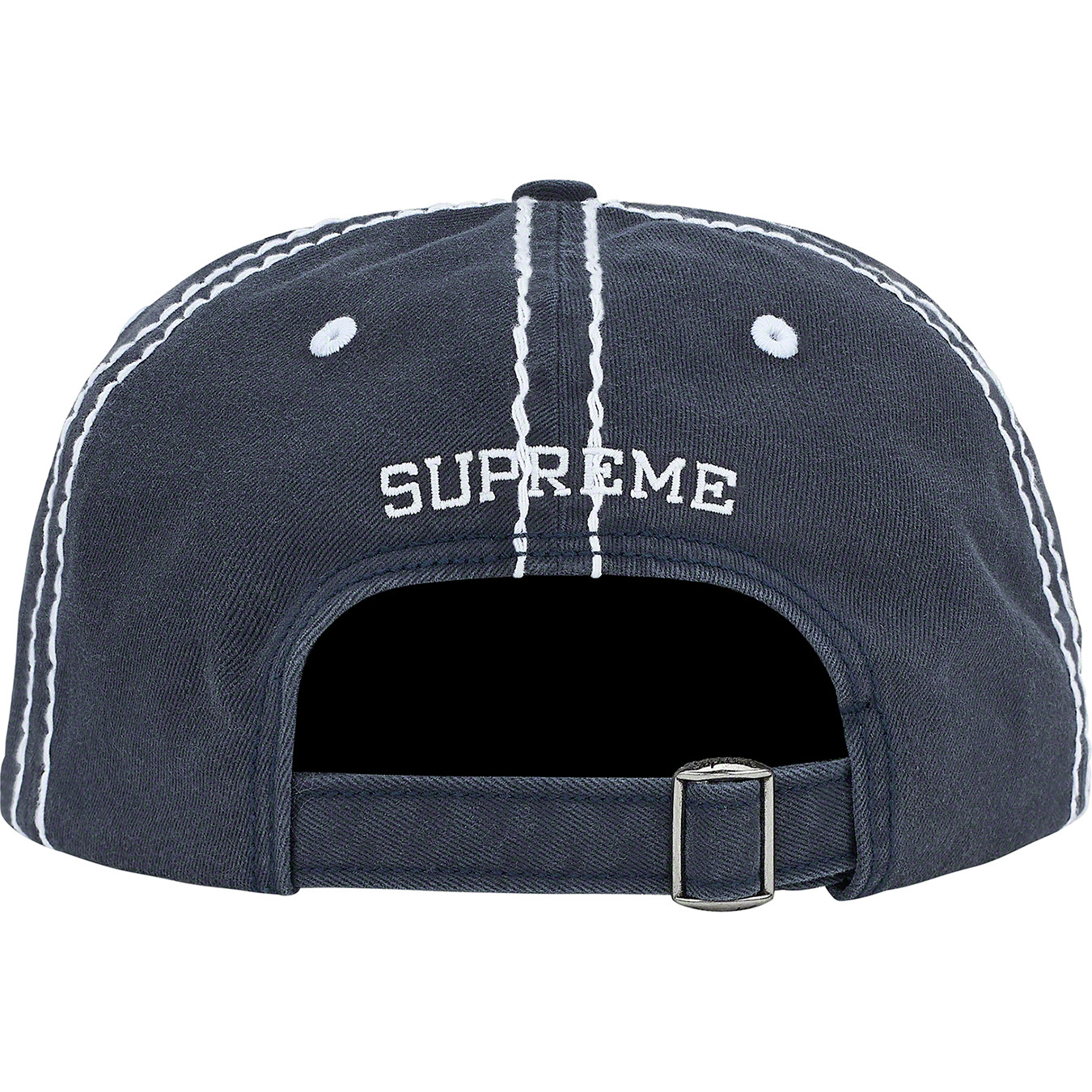 SUPREME BIG STITCH 6-PANEL BLACK HAT, FW20 WEEK 3 OS (100% AUTHENTIC) BRAND  NEW.