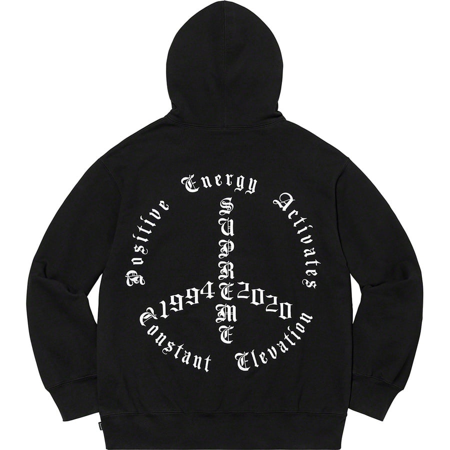 Details on Peace Hooded Sweatshirt Black from fall winter
                                                    2020 (Price is $168)