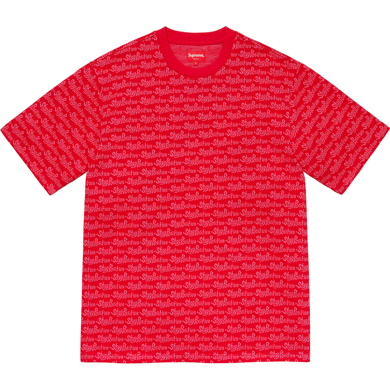 Stay Positive Jacquard S S Top - fall winter 2020 - Supreme