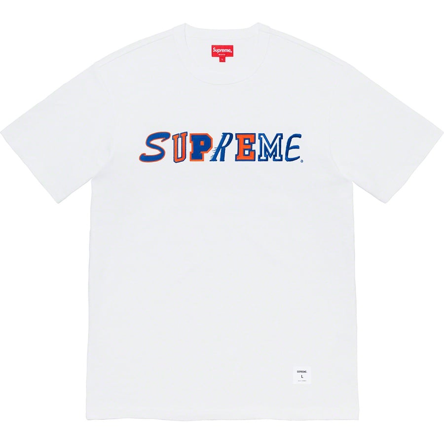 Details on Collage Logo S S Top White from fall winter
                                                    2020 (Price is $78)