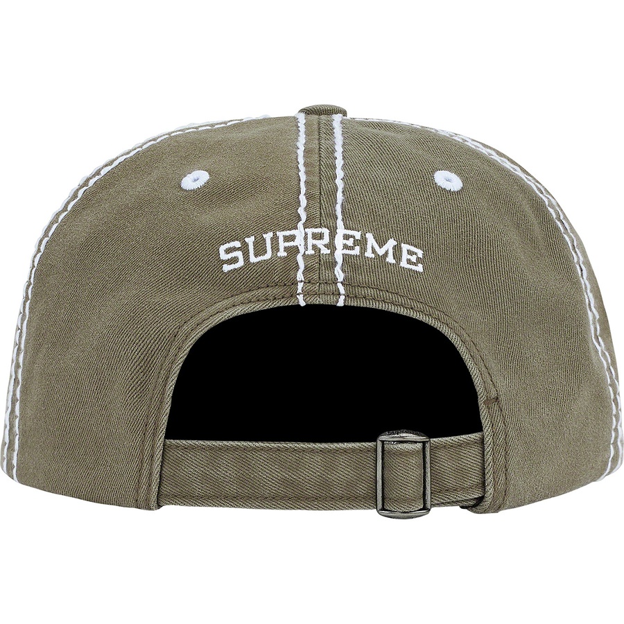 Details on Big Stitch 6-Panel Olive from fall winter 2020 (Price is $48)