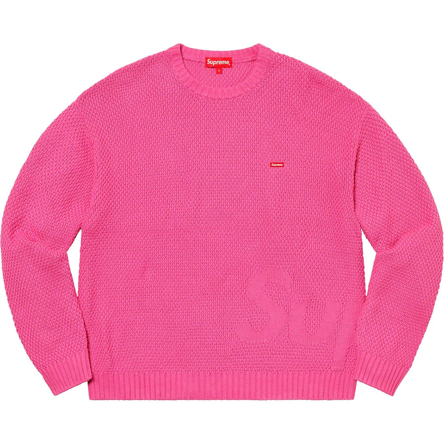 Supreme20FW Textured small Box Sweater L